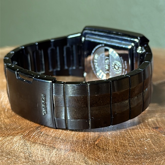 *HTF* FOSSIL Men’s Twist Black Chrome Watch - Picture 7 of 13